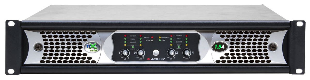 ASHLY NXE1.54 Network Multi-Mode Power Amplifier 4 x 1.5KW @ 2/4 Ohms & 70V, 1250W @ 8 Ohms Amplifiers Ashly