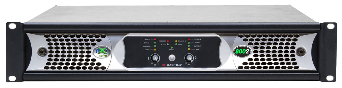 ASHLY NXE8002BD nXe8002 Multi-Mode Amplifier plus Dante and OPDAC4 Option Cards Amplifiers Ashly