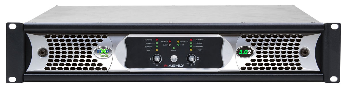 ASHLY NXE3.02BD nXe3.02 Multi-Mode Amplifier plus Dante and OPDAC4 Option Cards Amplifiers Ashly