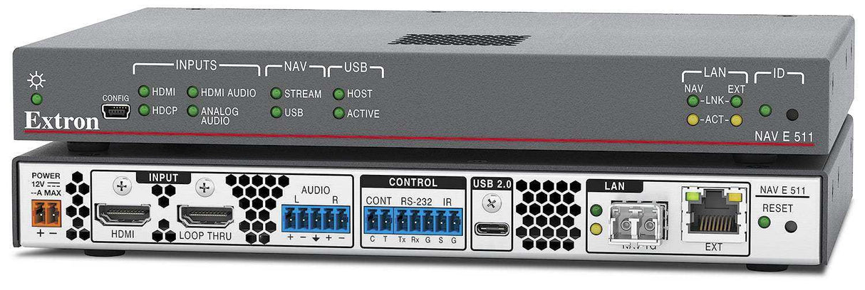 Extron NAV E 511 1G Fiber Pro AV over IP Encoder - Multimode HDMI, Ethernet, and USB Video Transmitters Extron