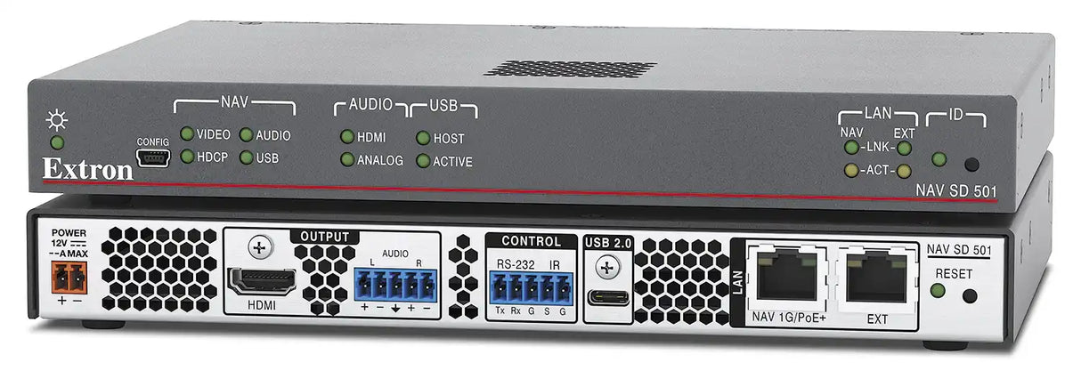 Extron NAV SD 501 1G Pro AV over IP Scaling Decoder - HDMI, Ethernet, and USB Video Transmitters Extron