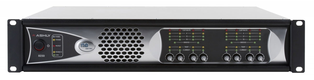 ASHLY NE8250.25 Network Power Amplifier 8 x 250W @ 25V Amplifiers Ashly