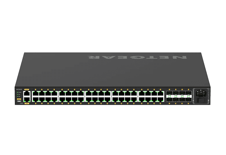 Netgear AV Line M4250-40G8XF-PoE+ (GSM4248PX)40x1G PoE+ 960W and 8xSFP+ Managed Switch - GSM4248PX-100NAS Networking Netgear