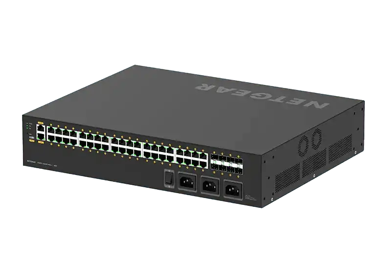 Netgear AV Line M4250-40G8XF-PoE++ (GSM4248UX) 40x1G PoE++ 2,880W and 8xSFP+ Managed Switch - GSM4248UX-100NAS Networking Netgear