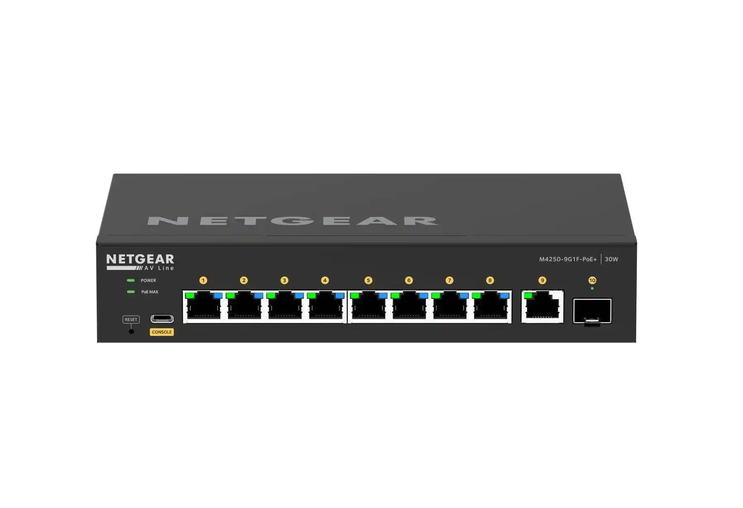 Netgear AV Line M4250 GSM4210PD-100NAS POE+ Ethernet Switch Networking Netgear