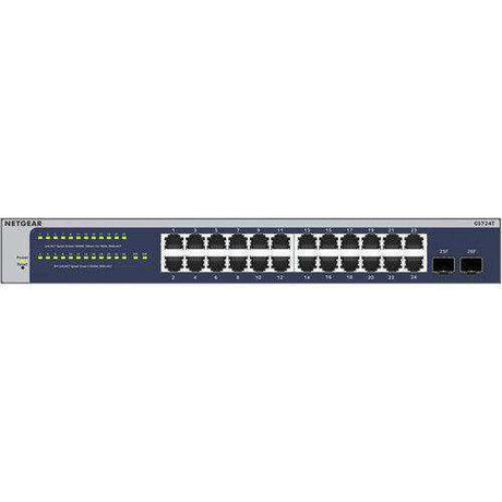 Netgear GS724T 24-Port Gigabit Managed Network Switch - GS724T-600NAS Networking Netgear