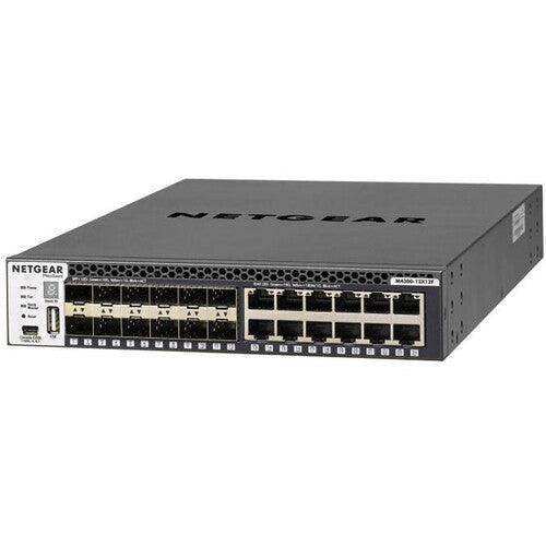 Netgear M4300-12X12F Stackable Managed Switch with 24x10G Including 12x10GBase-T and 12xSFP+ Layer 3 Networking Netgear
