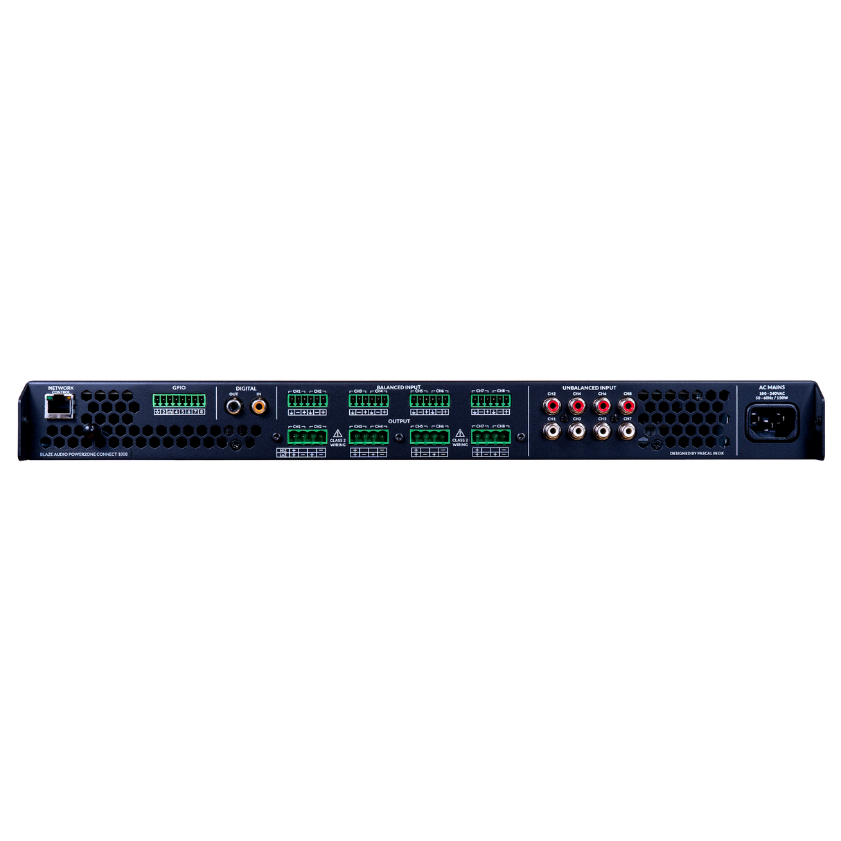 Sonance PowerZone Connect 1008 – 8-Channel 1RU DSP Amplifier Amplifiers Sonance