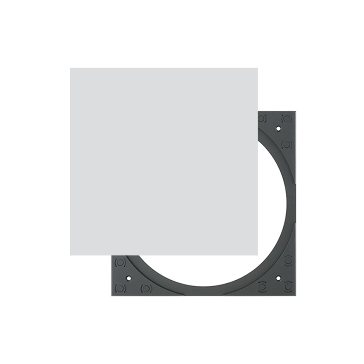 Sonance PS-C43R – White Square Adapter with Grille Speaker Accessories Sonance