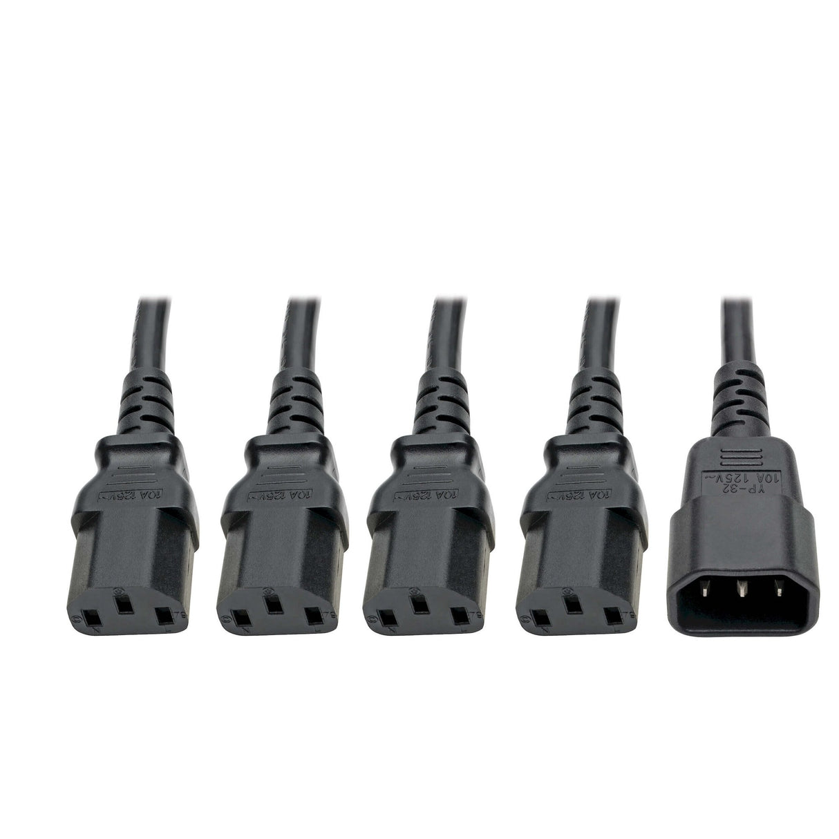 Eaton P004-18N-4XC13 – C14 to 4xC13 Power Splitter Power Cords & Cables Eaton