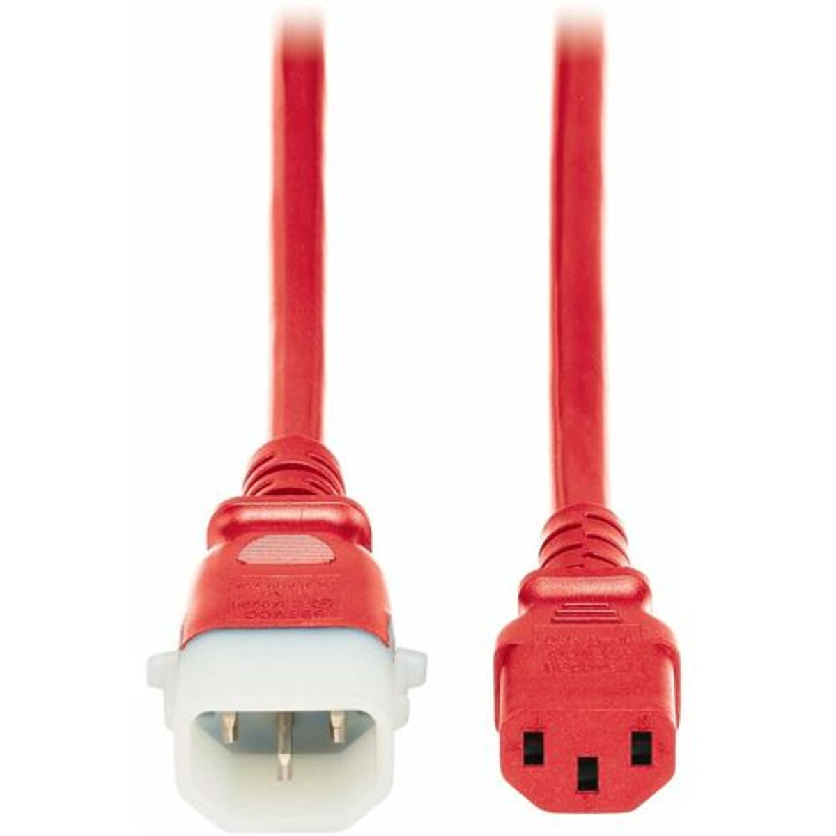 Eaton P005-E06-ARD-6 – Heavy-Duty C13 to C14 PDU Cords, Red 6-Pack Power Cords & Cables Eaton