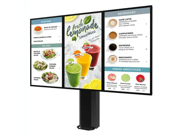 Peerless-AV KOF555-3 Universal 55" Triple-Display Outdoor Digital Menu Board TV & Monitor Mounts Peerless-AV