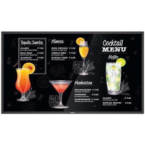 Philips 50BDL4550D/27 50" TAA Complaint Commerical 24/7 UHD 3840x2160 500cd/m2 Displays Philips