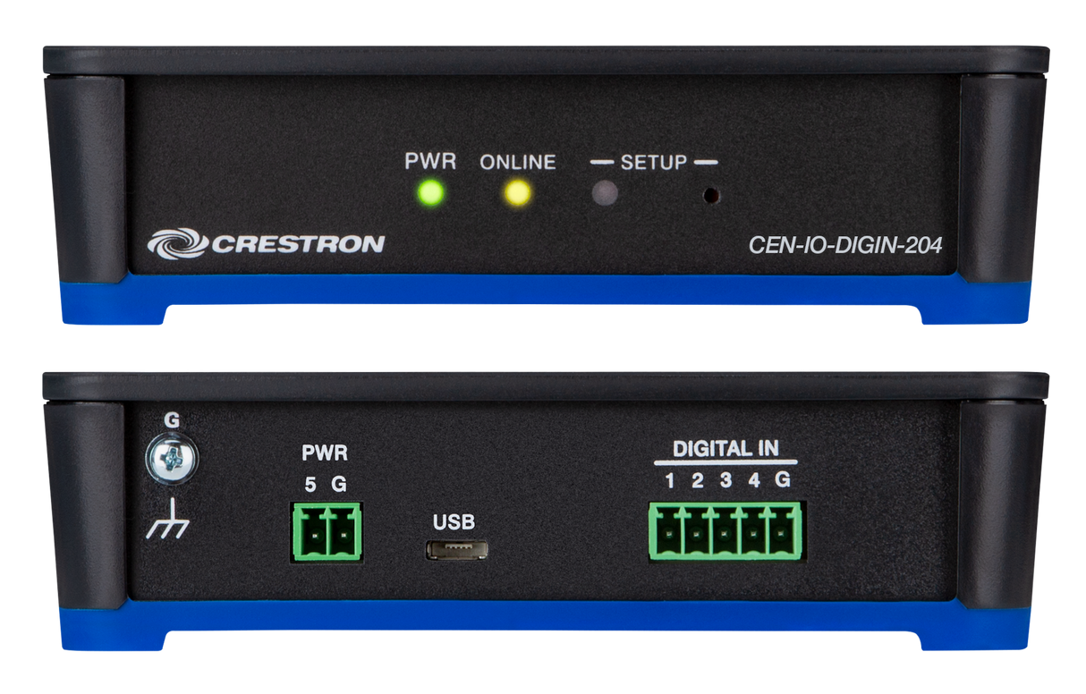 Crestron CEN-IO-DIGIN-204 – Wi-Fi Network I/O Extender with 4 Digital Inputs Networking Crestron