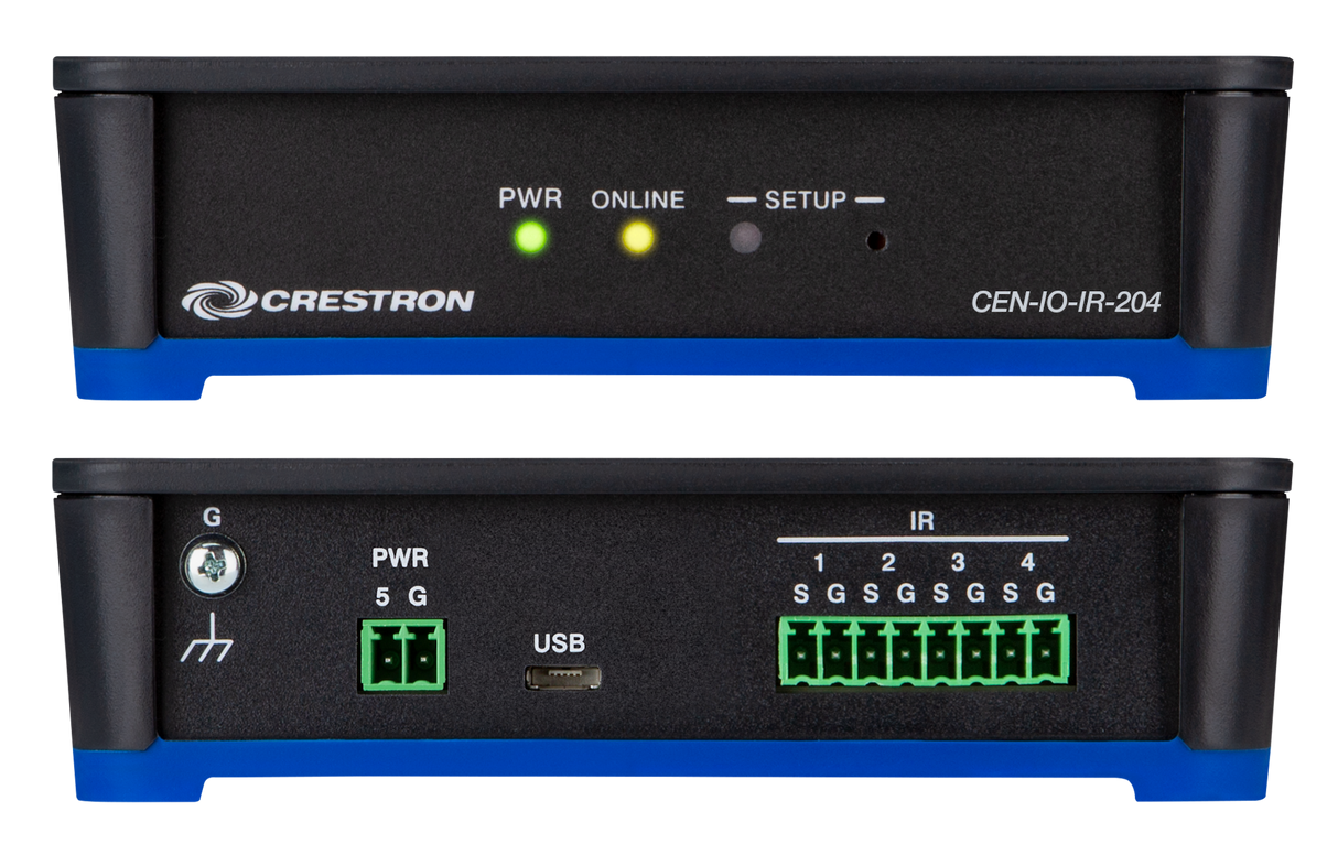 Crestron CEN-IO-IR-204 – Wi-Fi Network I/O Extender with 4 IR Ports Networking Crestron