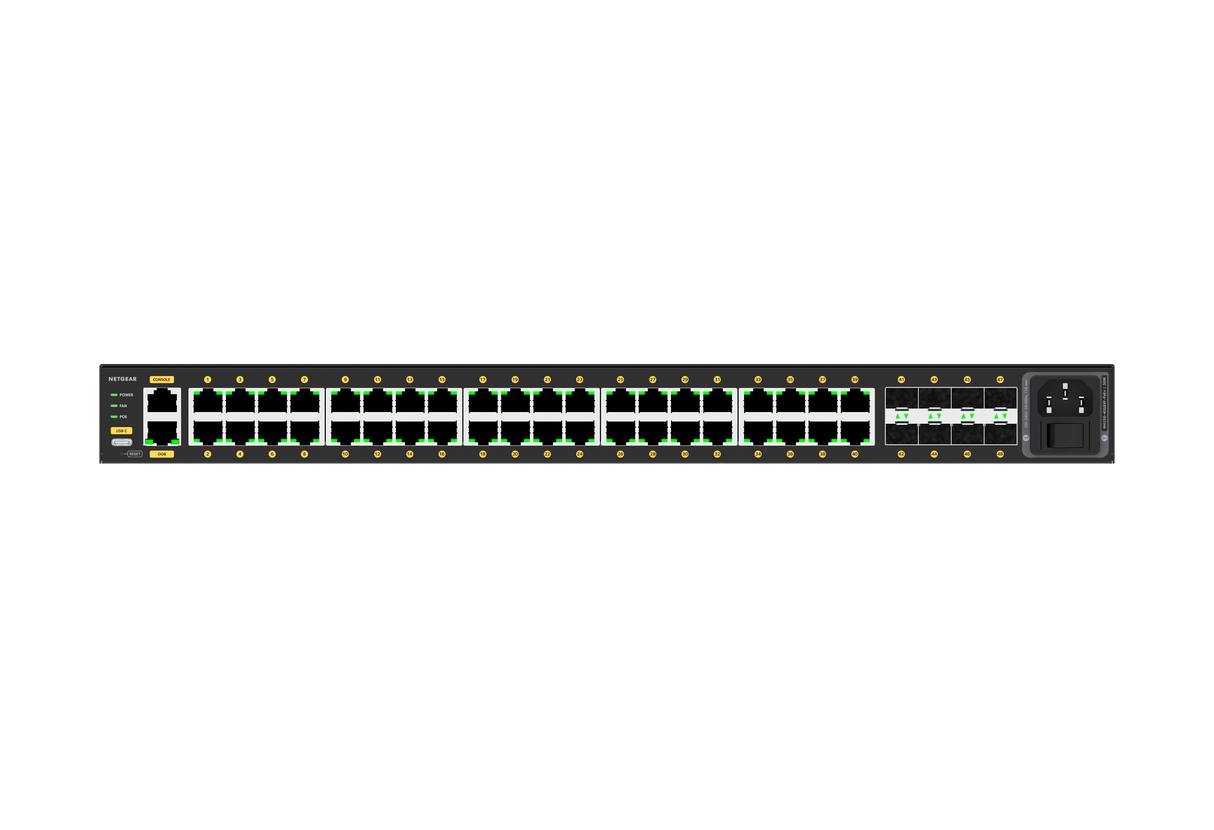 Crestron CEN-SWPOE-48-TAA – 48-Port PoE+ Managed Switch, TAA Compliant Networking Crestron