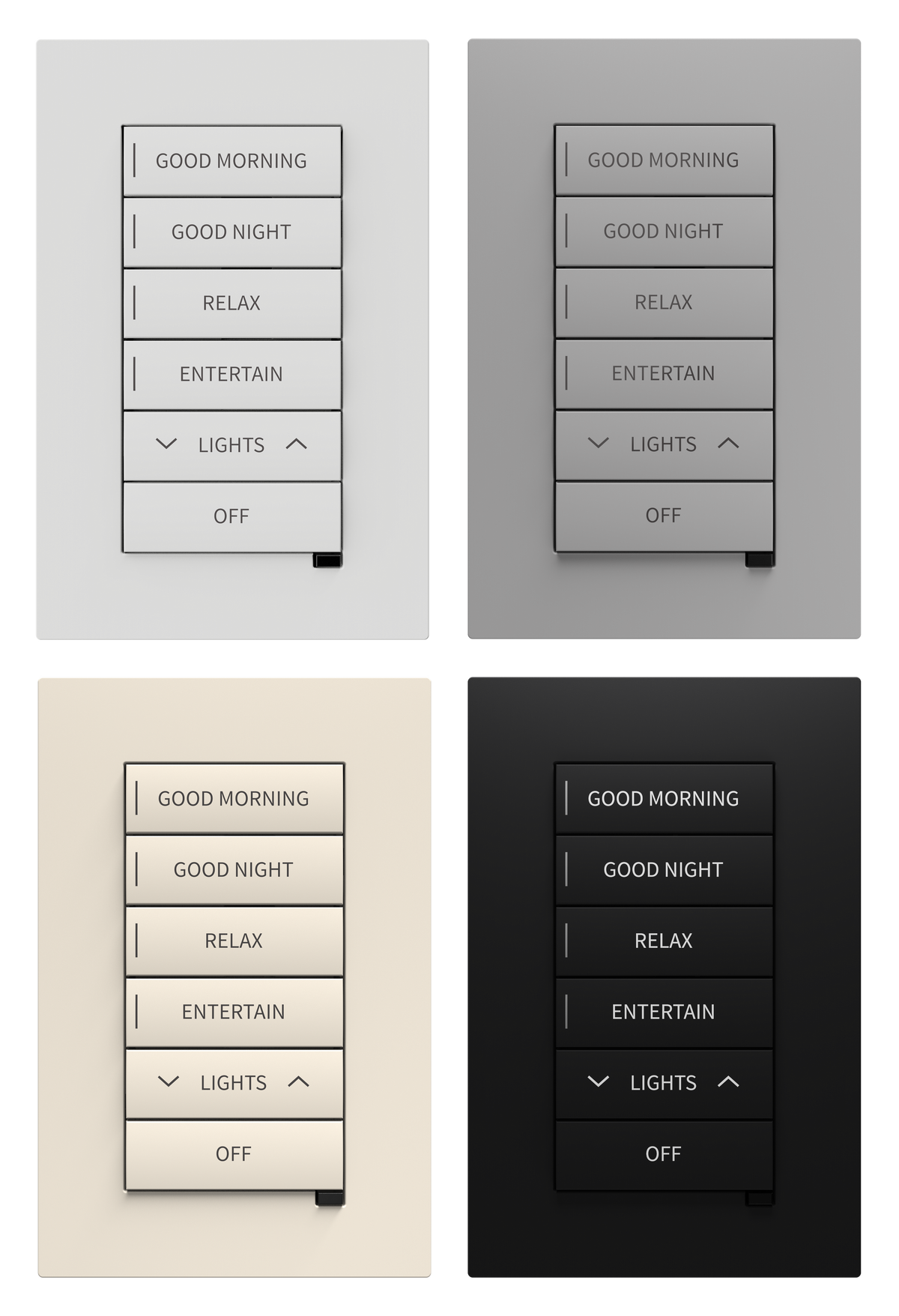 Crestron CM2-KPFCN ENGRAVED – Cameo 2 Flush Keypad with Cresnet, Full Keypad, Custom Engraved Crestron