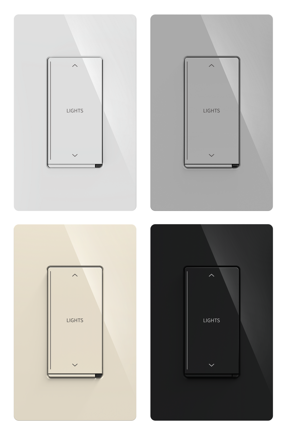 Crestron Cameo 2 In-Wall Switch with infiNET EX Wireless, 100–240VAC, Rocker, White Smooth – Standard Engraved Crestron