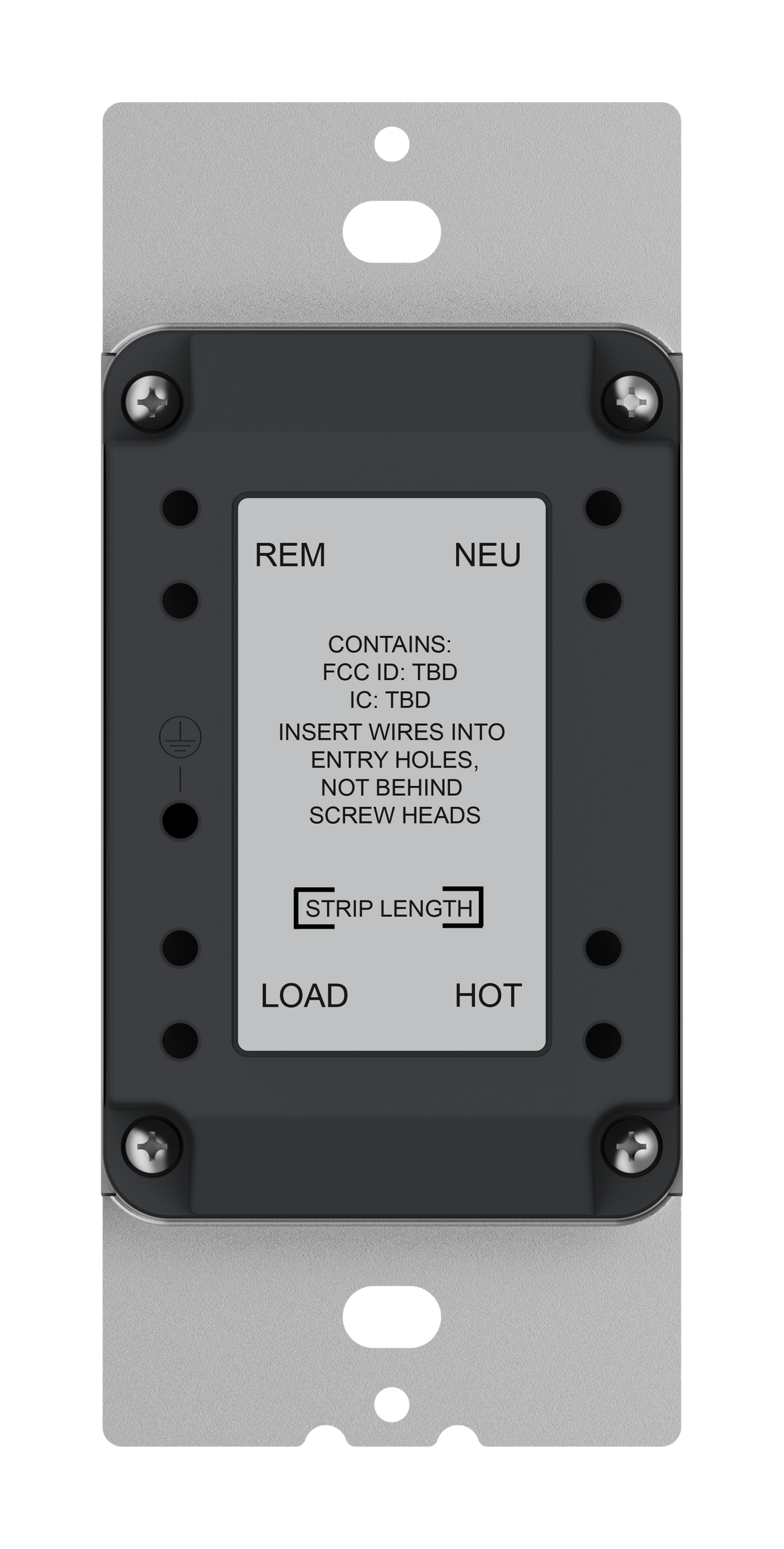 Crestron CM2-SWEX ENGRAVED – Cameo 2 Single-Gang Switch Extender, Engraved Finish Crestron