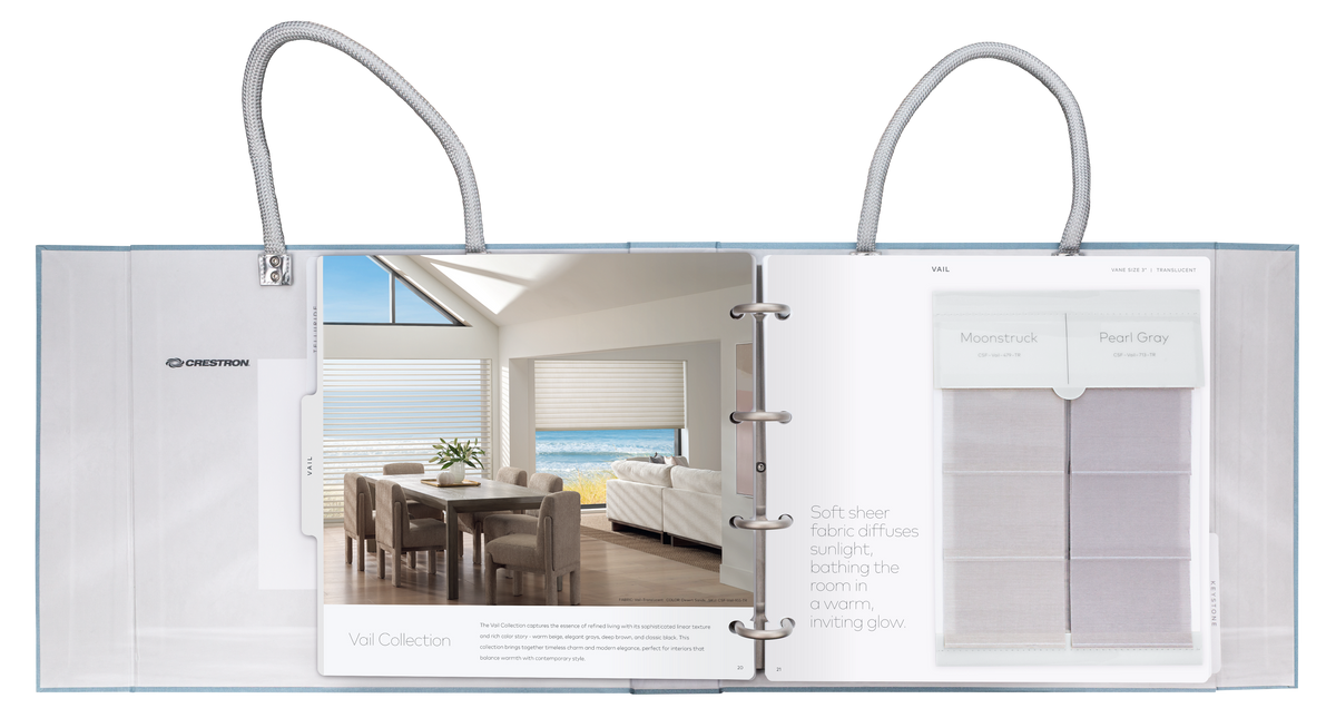 Crestron CSF-FABRIC-COLLECTION-HSHEER-2 – Horizontal Sheer Shades Sample Book Accessories Crestron