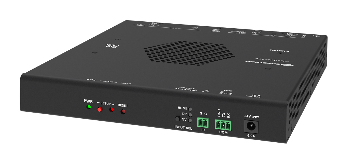 Crestron DM-NVX-370 – DM NVX 4K60 4:4:4 AV-over-IP Encoder/Decoder with HDMI & USB-C AV over IP Crestron