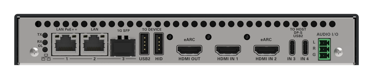 Crestron DM-NVX-384 5K 4x1 AV-over-IP Switcher with HDMI® and USB-C® Connectivity Video Transmitters Crestron