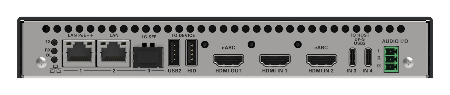 Crestron DM-NVX-384 5K 4x1 AV-over-IP Switcher with HDMI® and USB-C® Connectivity Video Transmitters Crestron