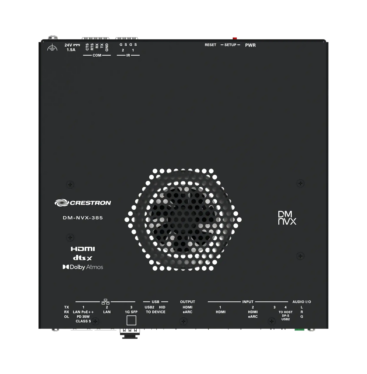 Crestron DM-NVX-385 DM NVX® 5K 4x1 AV-over-IP Switcher Video Transmitters Crestron