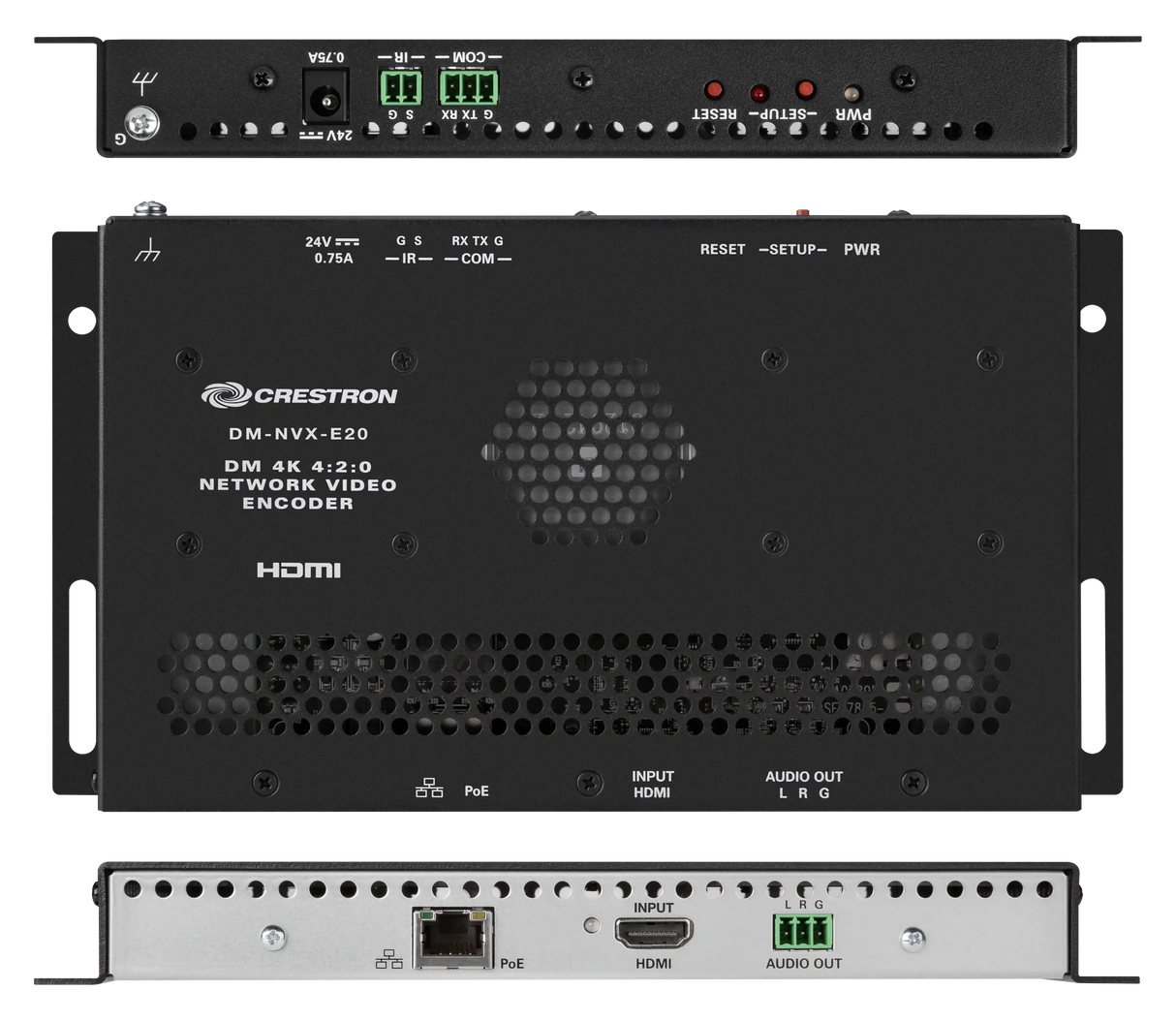Crestron DM-NVX-E20 DM NVX® 4K60 4:2:0 Network AV Encoder Video Transmitters Crestron