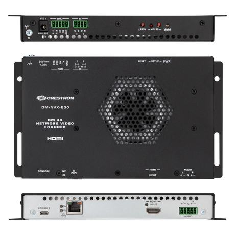 Crestron DM-NVX-E30 DM NVX® 4K60 4:4:4 HDR Network AV Encoder Video Transmitters Crestron