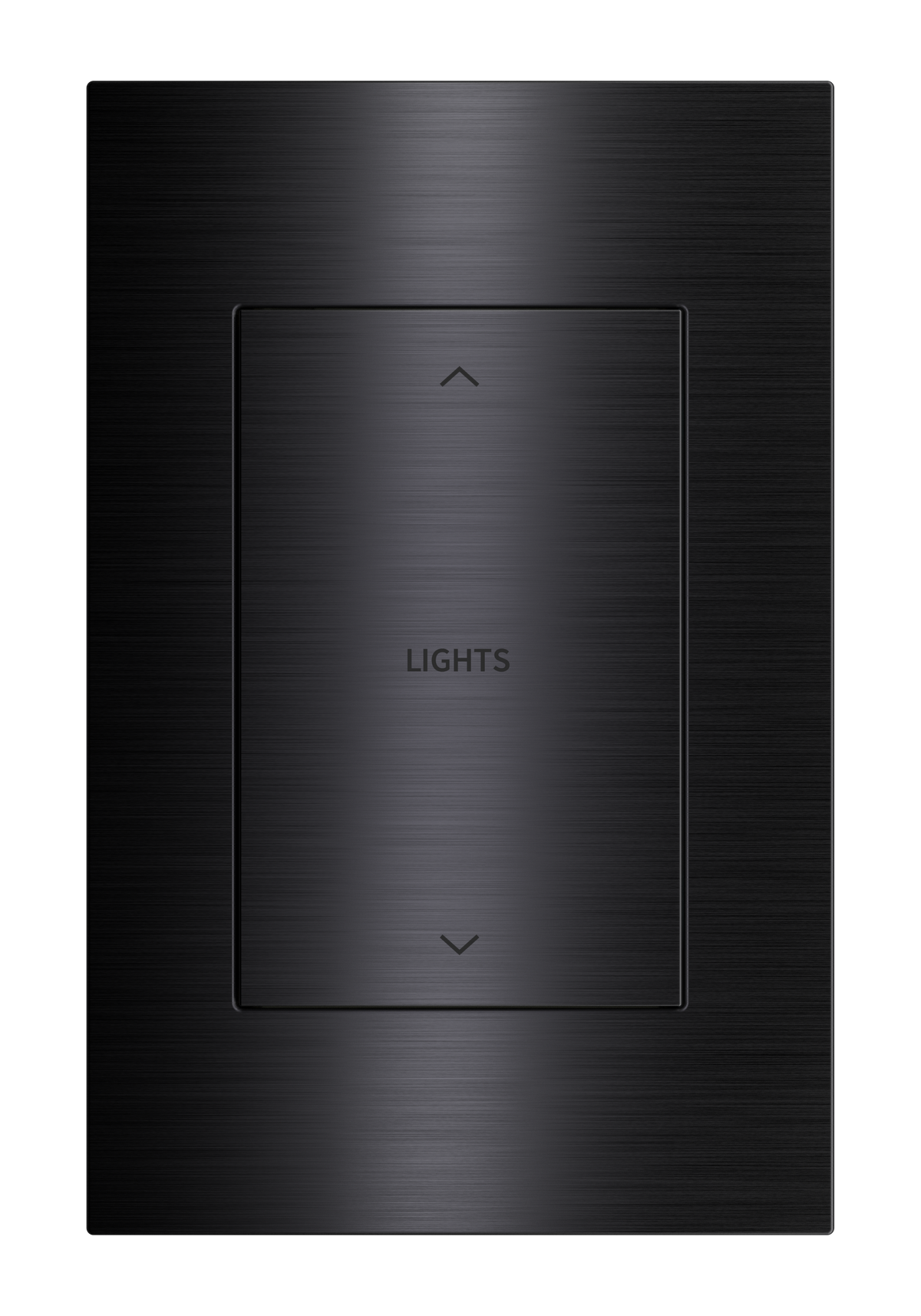 Crestron HZ2-AUX-BR-BLK – In-Wall Multiway Remote, Brushed Black, Custom Engraved Lighting Controls Crestron