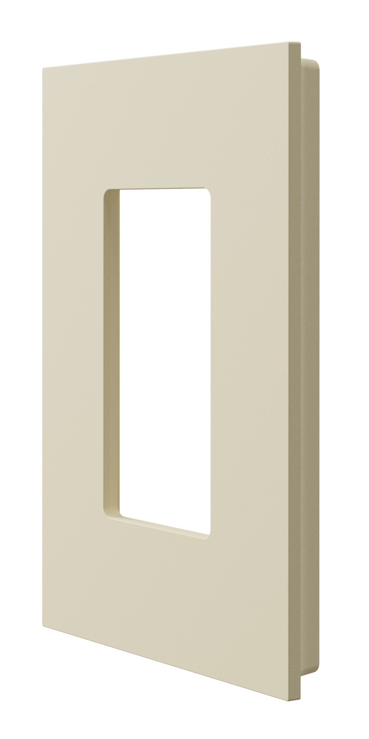 Crestron HZ2-FP-G1-D1-A – Horizon 2 Faceplate, 1-Gang, 1-Decorator, Almond Crestron