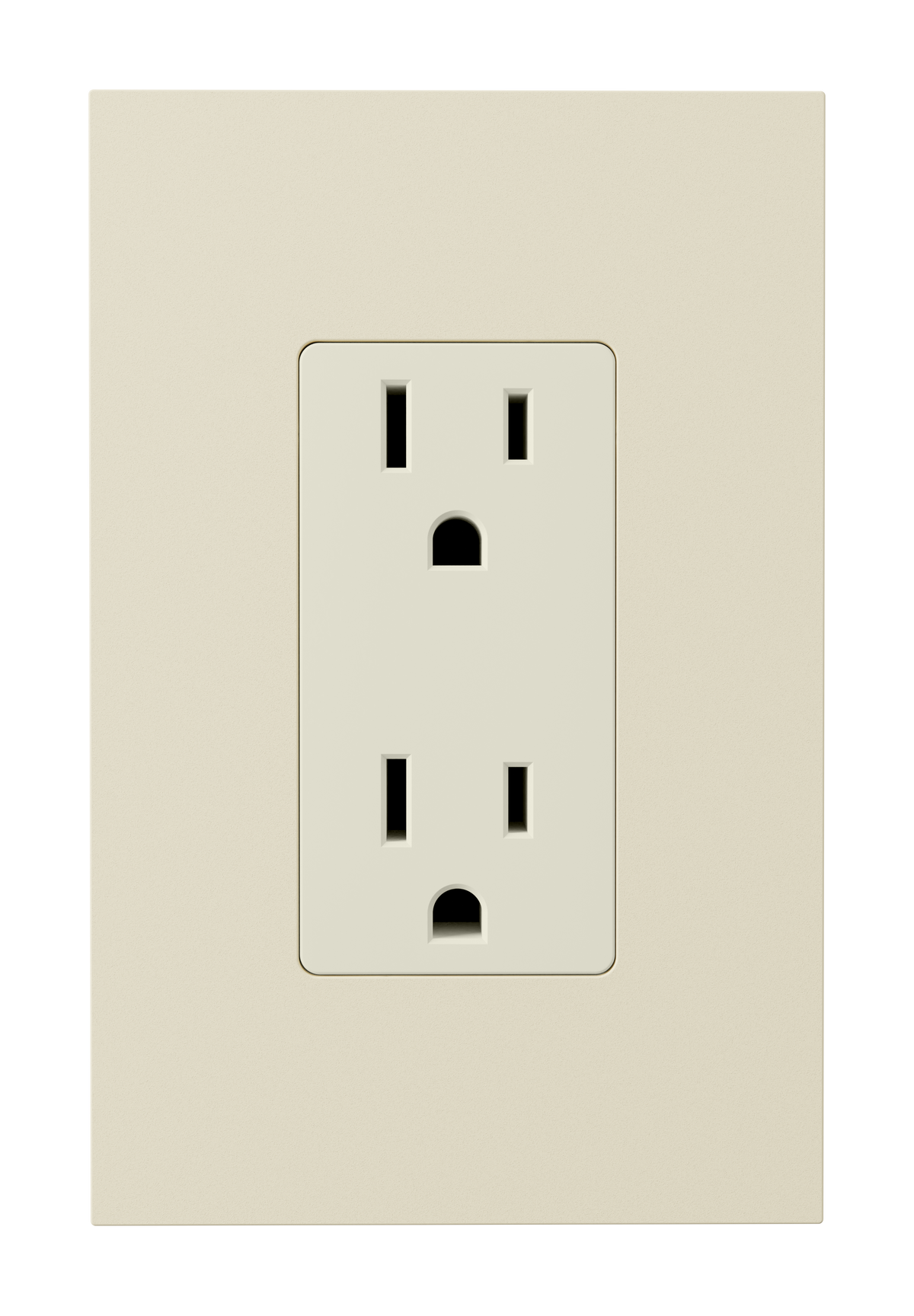 Crestron HZ2-FP-G1-D1-A – Horizon 2 Faceplate, 1-Gang, 1-Decorator, Almond Crestron