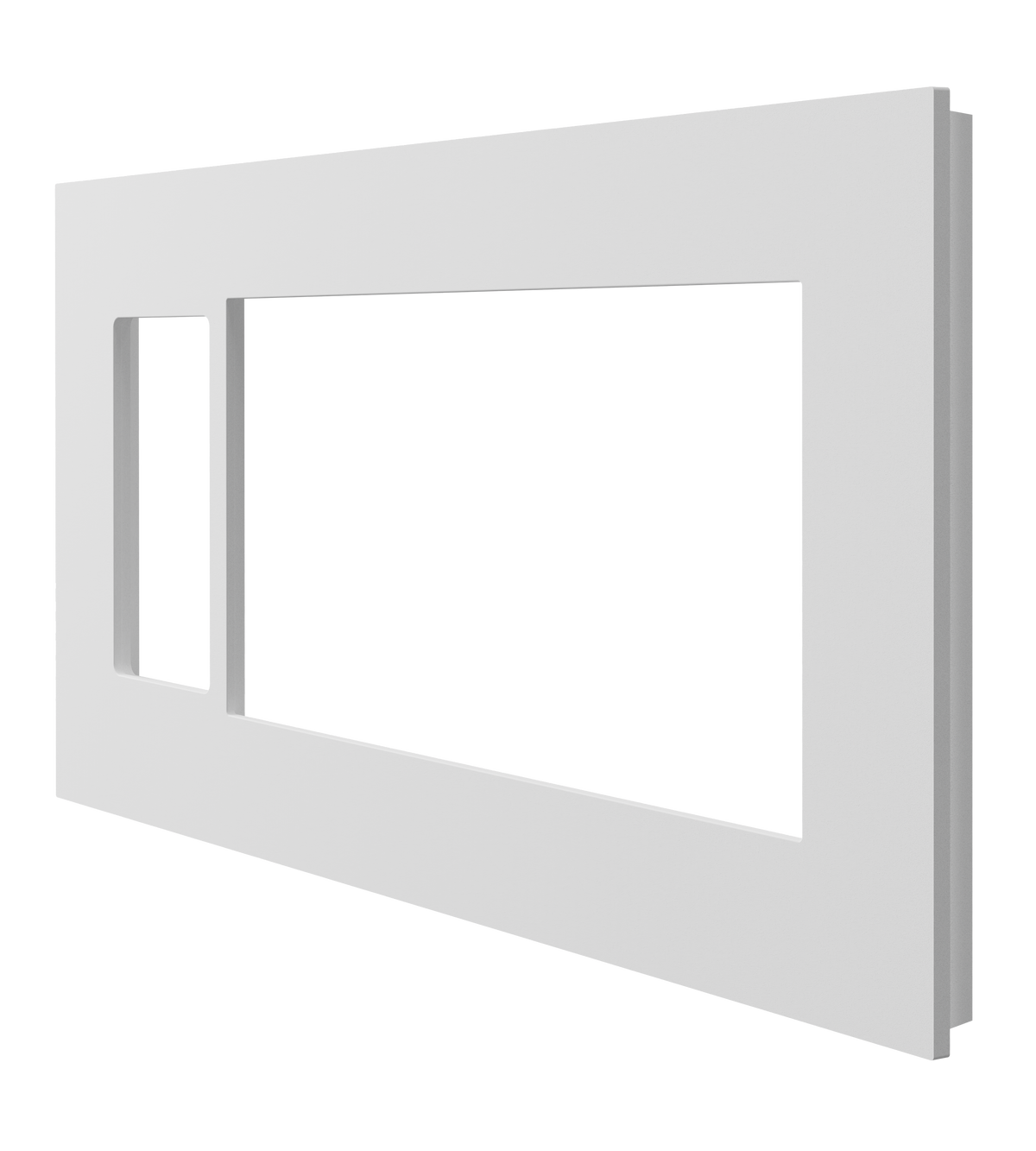 Crestron HZ2-FP-G4-D1-W – Horizon 2 Faceplate, 4-Gang, 1-Decorator, White Crestron