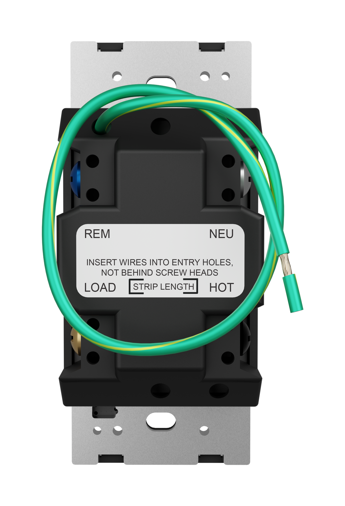 Crestron HZ2-SWEX-GLASS-B – Horizon 2 In-Wall Switch, infiNET EX, 120VAC, Black Glass Crestron