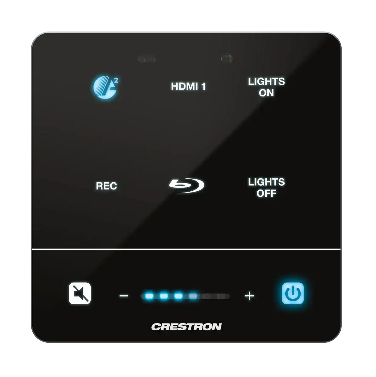 Crestron MPB4-201-B 4-Series® Media Presentation Button Panel 201 Room Control Crestron