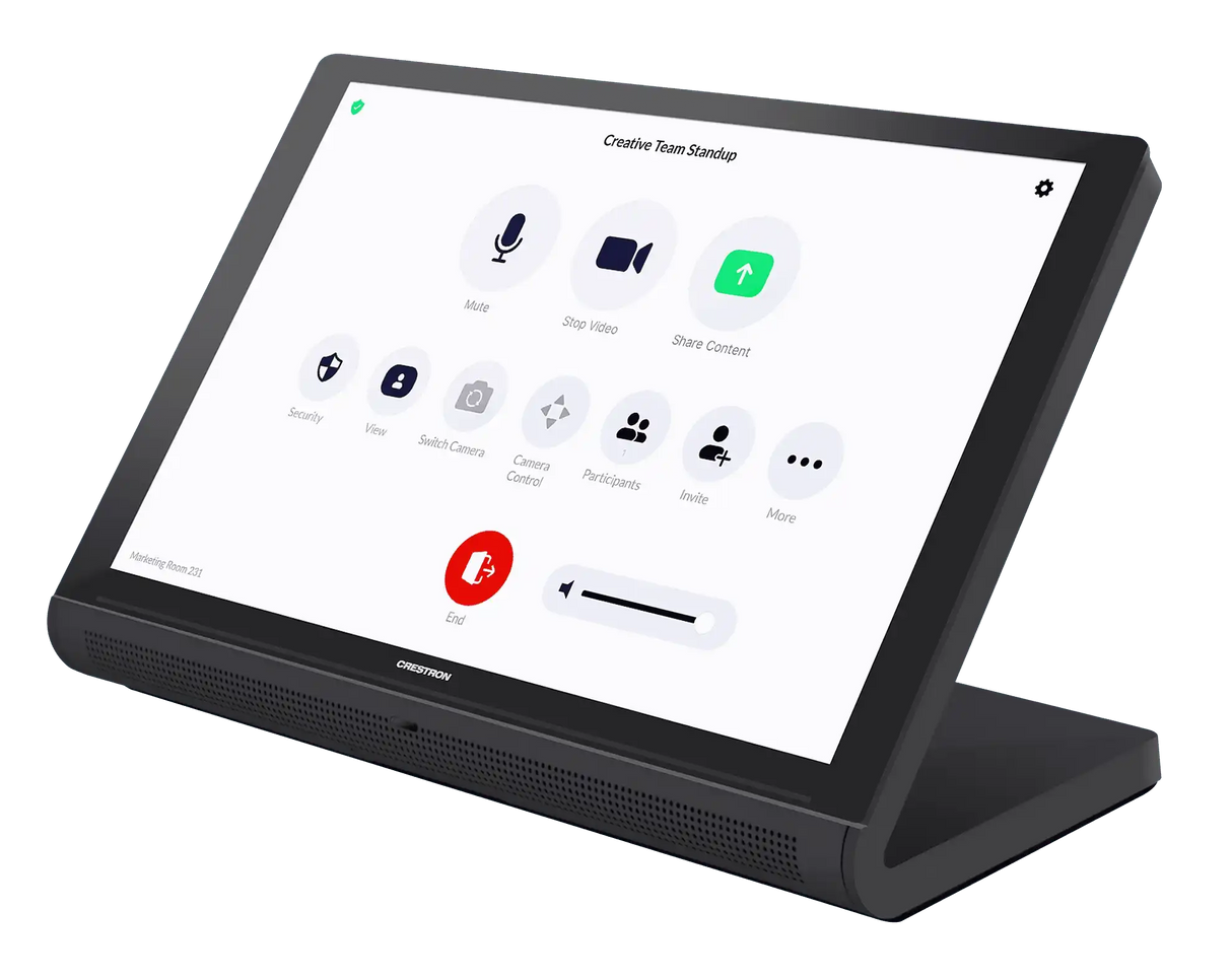 Crestron UC-B30-Z Flex Wall Mount Small Room Video Conference System for Zoom Rooms™ Software Video Conferencing Crestron