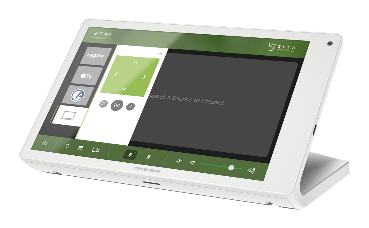 Crestron TS-880-W – 8.1 in. Tabletop Touch Screen, White Crestron