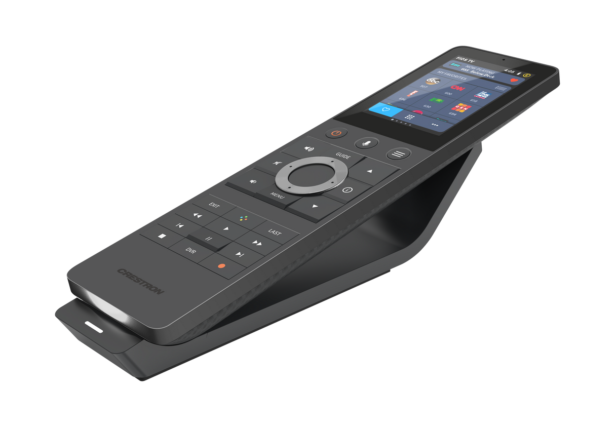 Crestron TSR-310-DS-H-B – Horizontal Table Dock for TSR-310 Touch Screen Remote, Black Crestron
