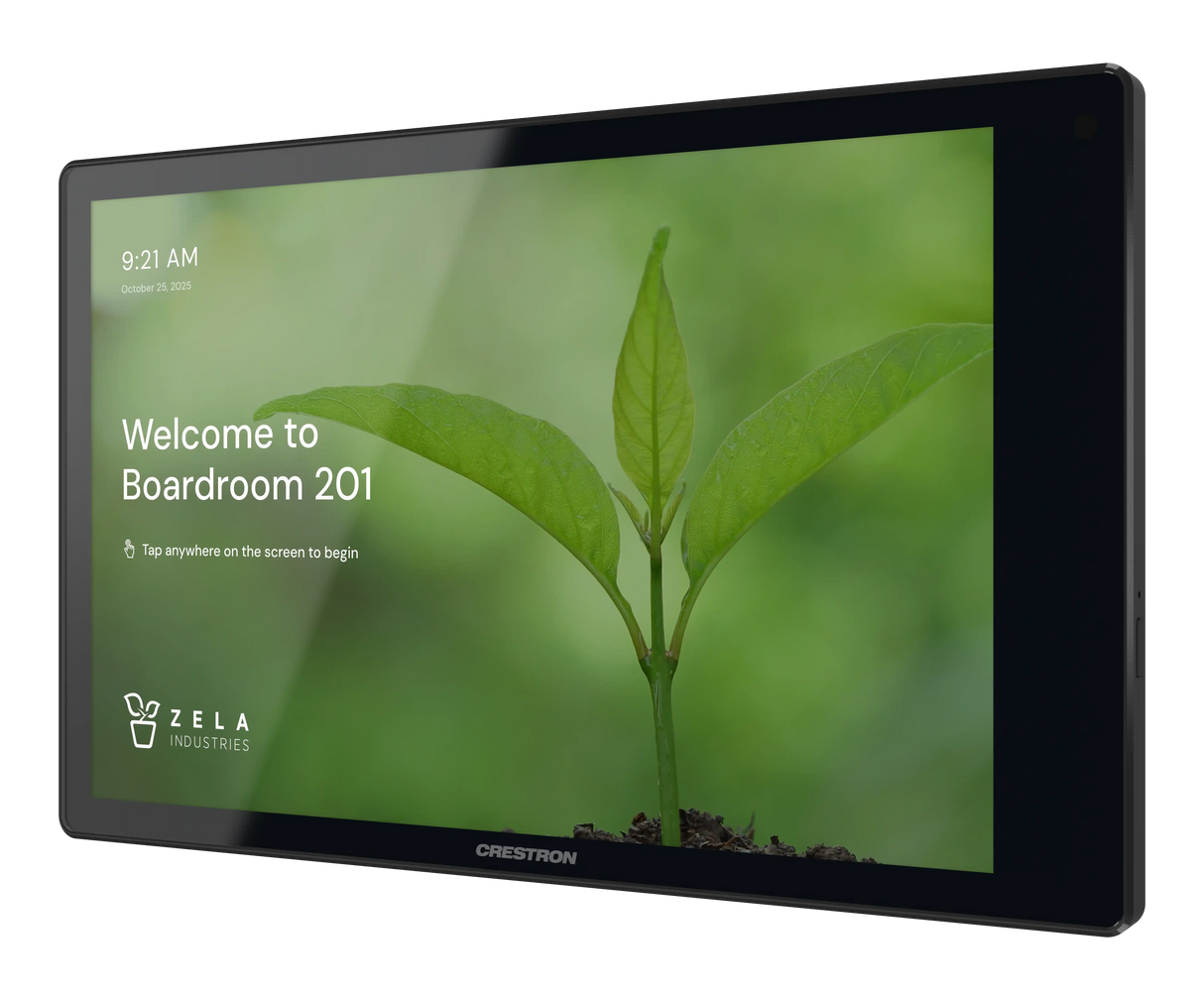 Crestron TSW-880-B 8.1 in. Wall Mount Touch Screen, Black Room Control Crestron