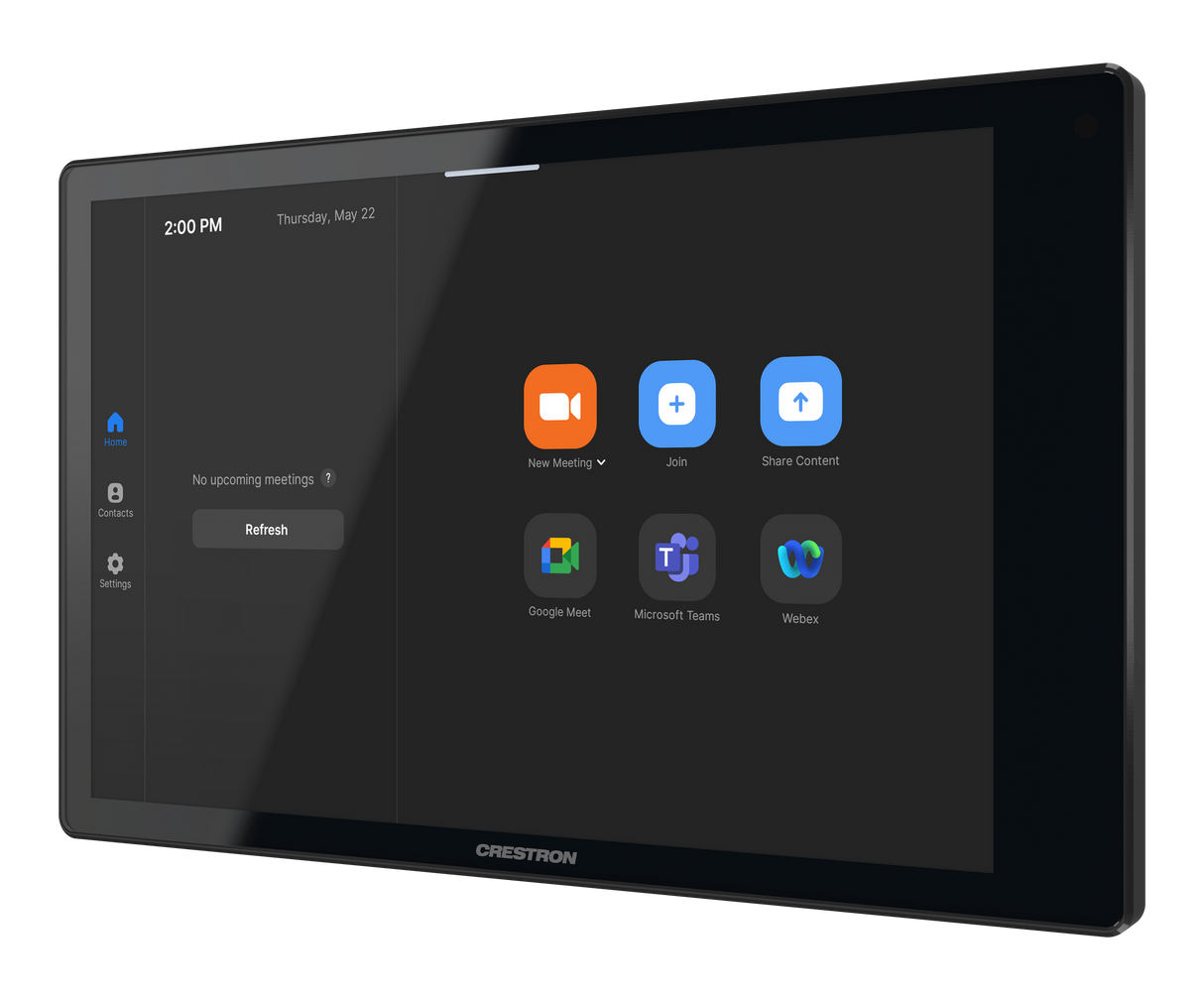 Crestron TSW-880-GV-B 8.1 in. Wall Mount Touch Screen, Government Version Crestron