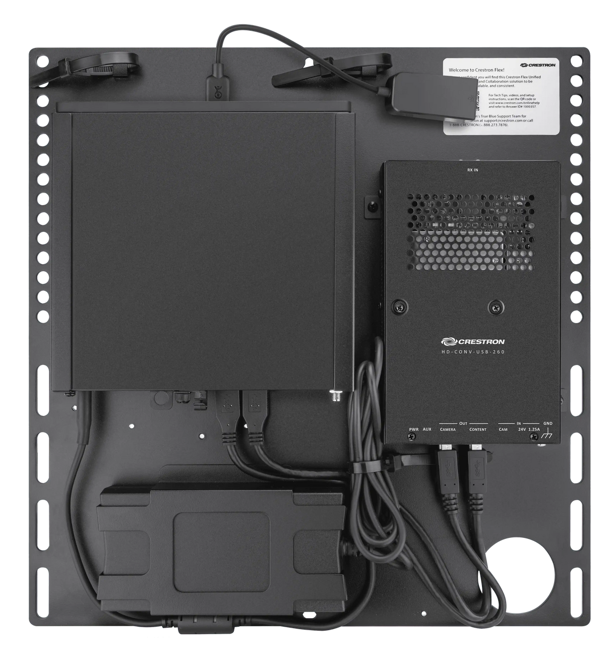 Crestron UC-BX31-Z-WM Crestron Flex Advanced Small Room Conference System with Jabra® PanaCast 50 Video Bar and Wall Mounted Control Interface for Zoom Rooms™ Software Video Conferencing Crestron