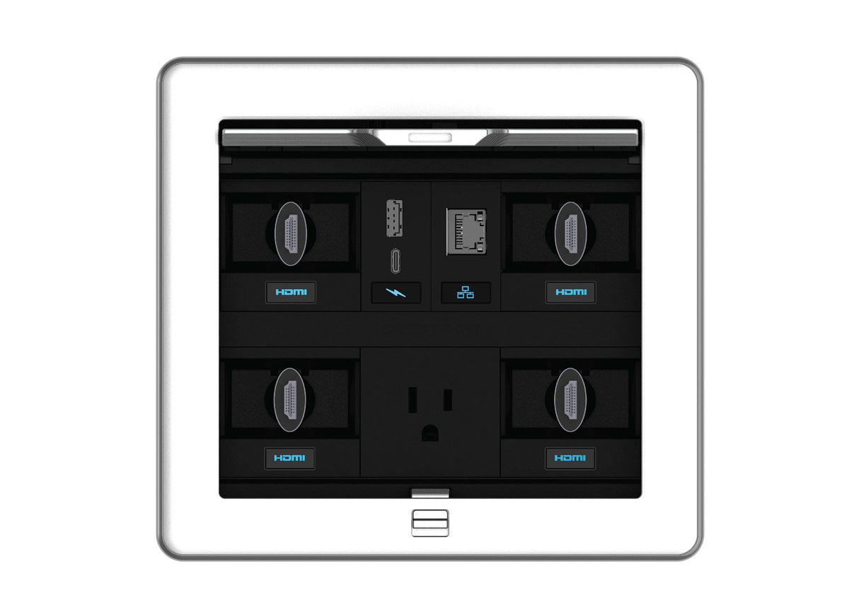 Crestron FT2-700-ELEC-PTL-AL – FlipTop 700 Electrical Cable Management System Crestron
