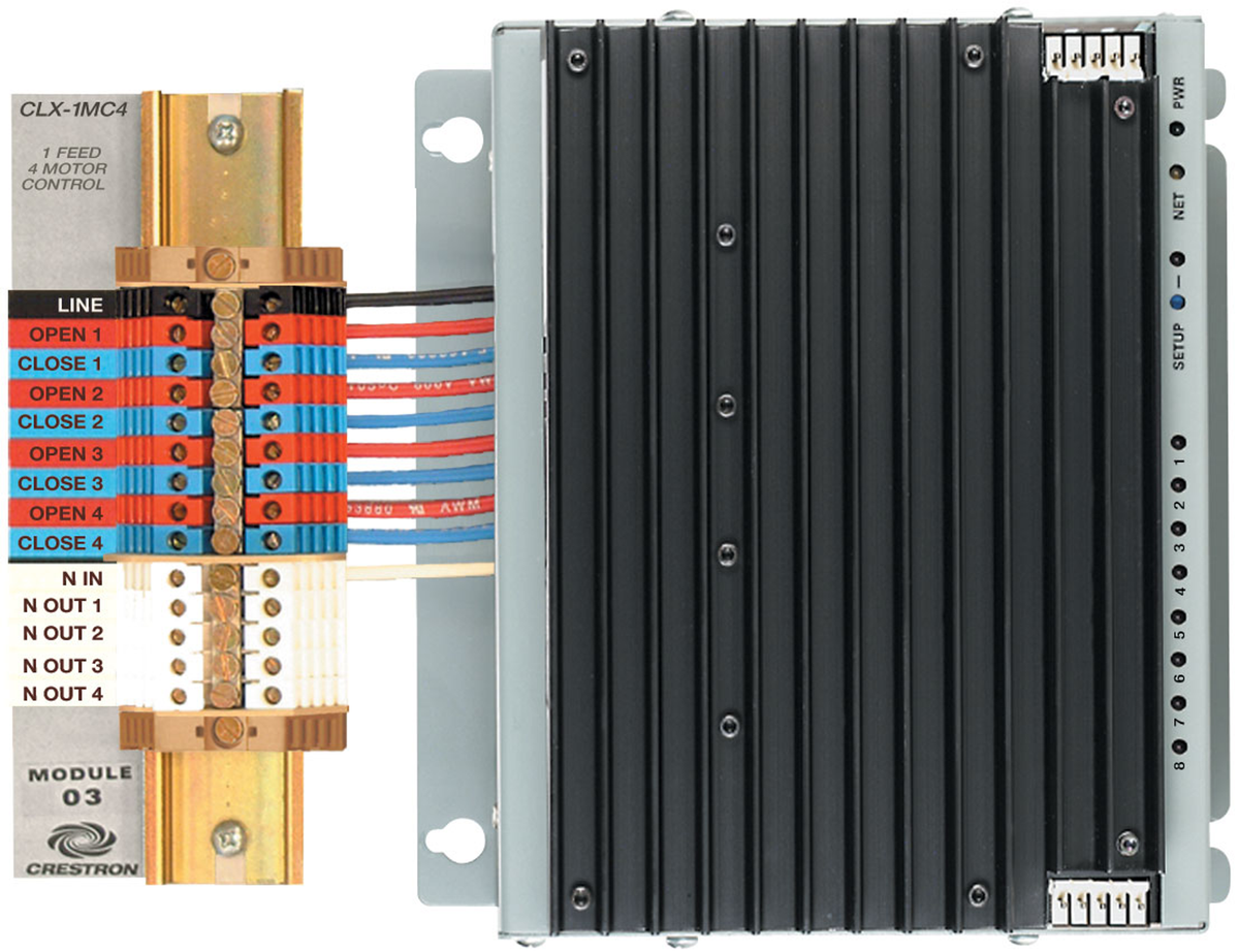 Crestron CLT-1MC4 – Terminal Block Replacement for CLX-1MC4 Motor Controller Crestron
