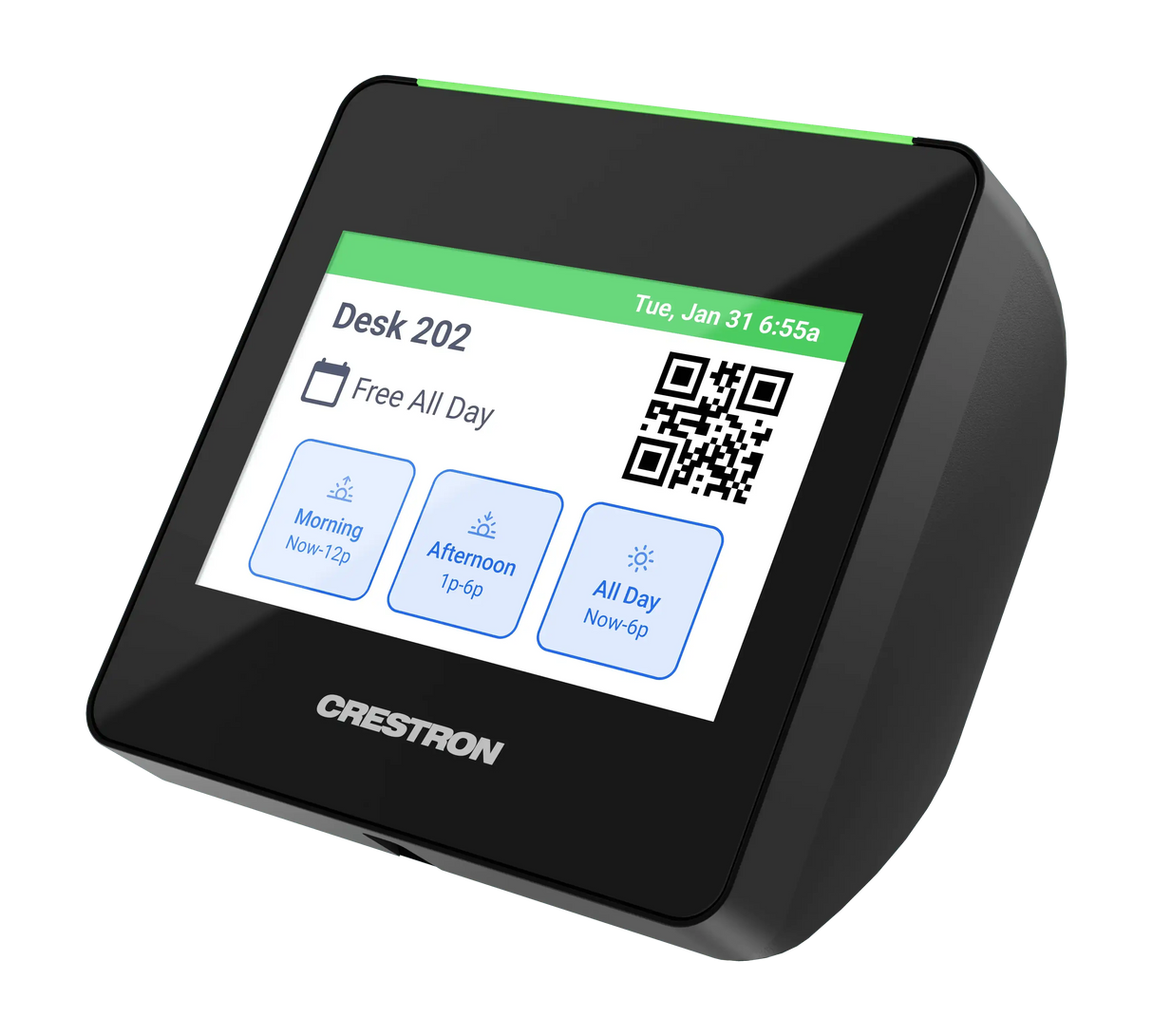 Crestron TSS-470E-TTK-B-T Tabletop Kit for TSS-470E, Black Textured Room Reservation Crestron