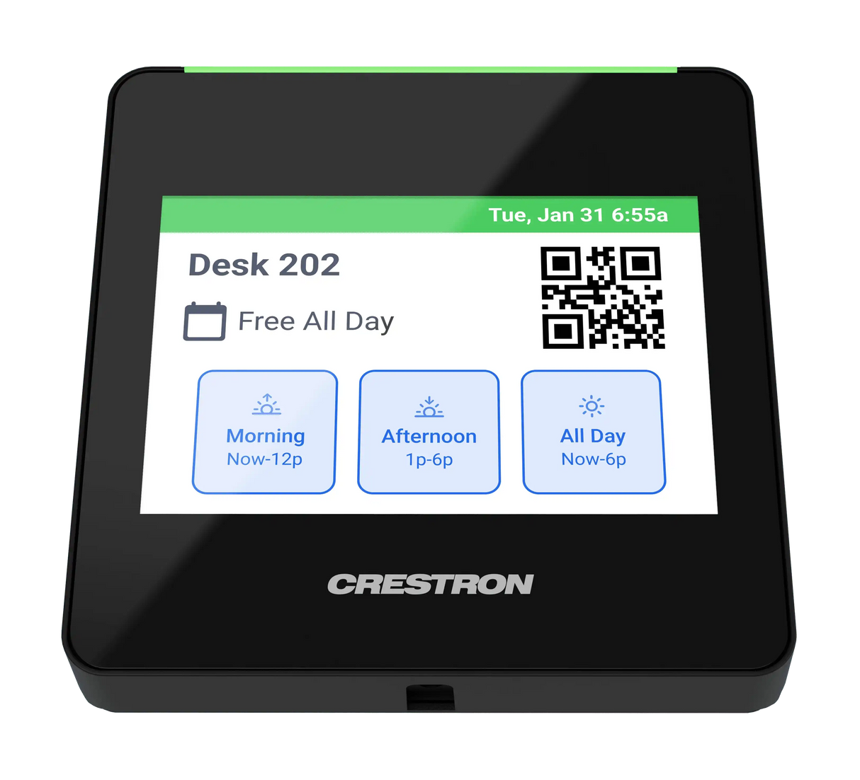 Crestron TSS-470E-TTK-B-T Tabletop Kit for TSS-470E, Black Textured Room Reservation Crestron