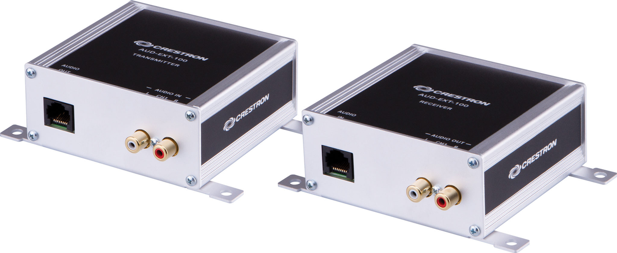 Crestron AUD-EXT-100 – Audio over CAT5 Extender, One Stereo Signal Crestron