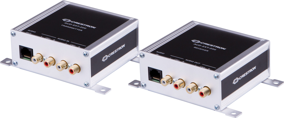 Crestron AUD-EXT-100 – Audio over CAT5 Extender, One Stereo Signal Crestron
