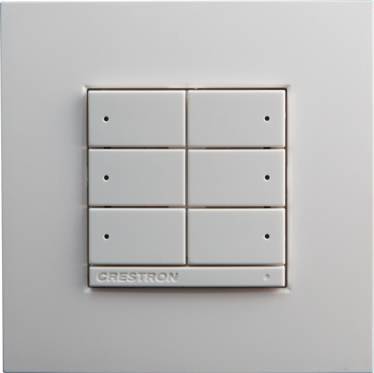 Crestron CLWI-KPLEX-BATT-W – On-Wall Wireless Lighting Keypad, Battery Powered, White Crestron