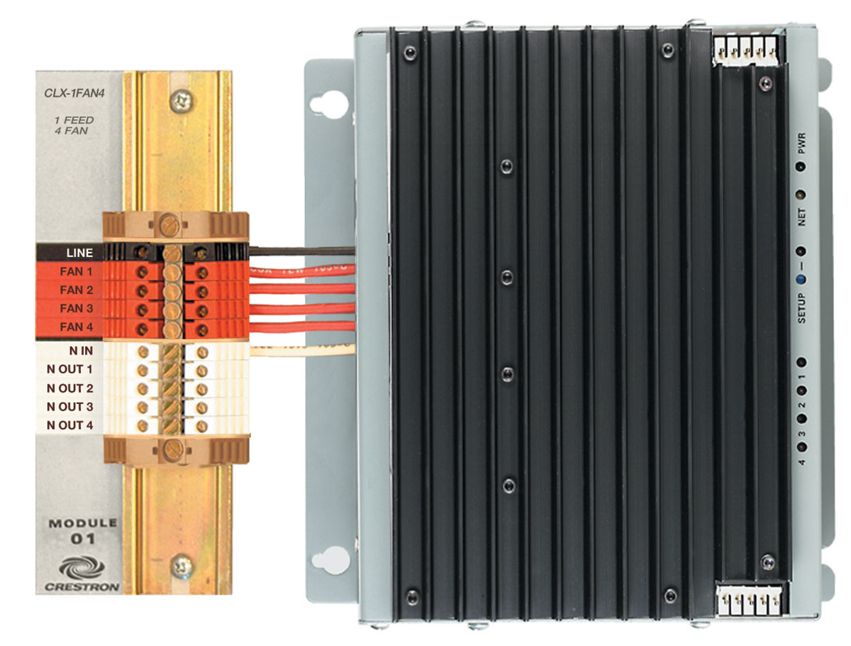 Crestron CLT-1FAN4 – Terminal Block Replacement for CLX-1FAN4 Fan Controller Crestron